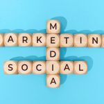 Social Media Marketing words on wooden blocks